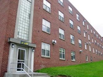 a photograph of the memorial hall building